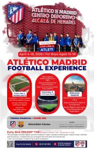 EXPERIENCE 2026: Train Like a Pro, Live Like Atlético!