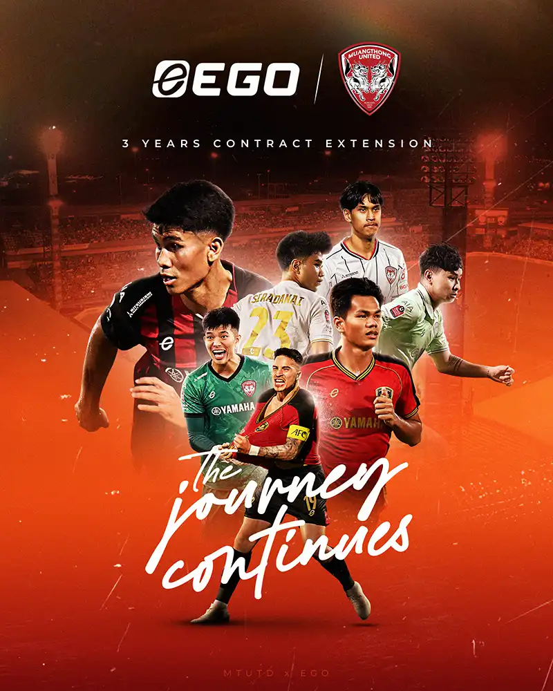 Muangthong United officially extends its partnership with Ego Sport